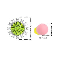 Antique Halo Stud Earrings