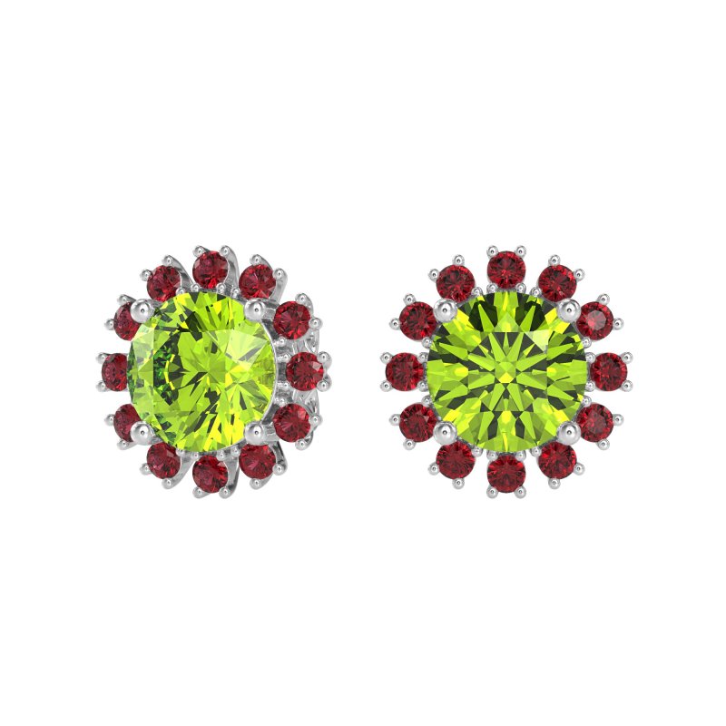 Antique Halo Stud Earrings