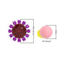 Antique Halo Stud Earrings