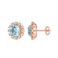 Antique Halo Stud Earrings