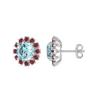 Antique Halo Stud Earrings