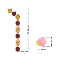 Waterfall Dangle Prong-Set Earrings