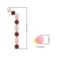 Waterfall Dangle Prong-Set Earrings