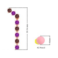 Waterfall Dangle Prong-Set Earrings