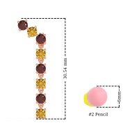 Waterfall Dangle Prong-Set Earrings