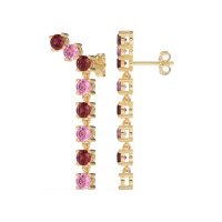 Waterfall Dangle Prong-Set Earrings