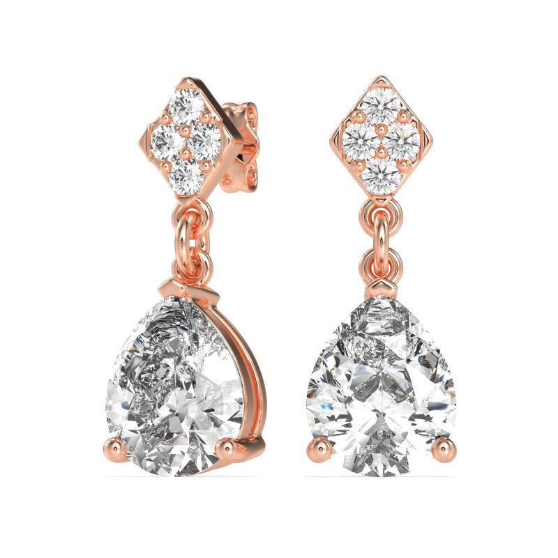 Pear Drop Simple Earrings