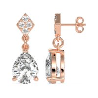 Pear Drop Simple Earrings