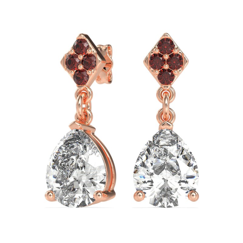 Pear Drop Simple Earrings