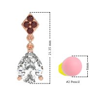 Pear Drop Simple Earrings