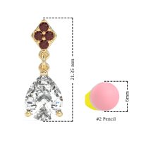 Pear Drop Simple Earrings