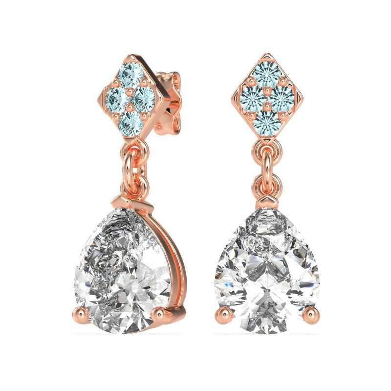 Pear Drop Simple Earrings