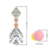 Pear Drop Simple Earrings