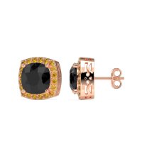 Classic Cushion Halo Earrings