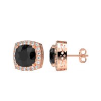 Classic Cushion Halo Earrings