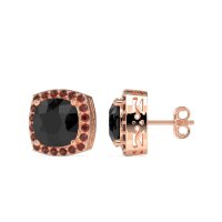 Classic Cushion Halo Earrings