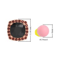 Classic Cushion Halo Earrings