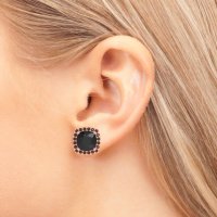 Classic Cushion Halo Earrings