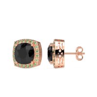 Classic Cushion Halo Earrings
