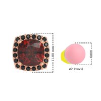 Classic Cushion Halo Earrings