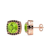 Classic Cushion Halo Earrings