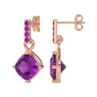 Classic Cushion Drop Earrings