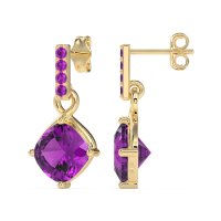 Classic Cushion Drop Earrings