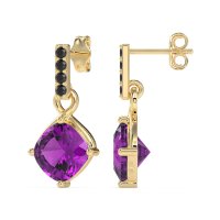 Classic Cushion Drop Earrings