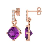 Classic Cushion Drop Earrings