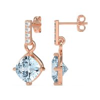 Classic Cushion Drop Earrings