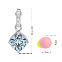 Classic Cushion Drop Earrings
