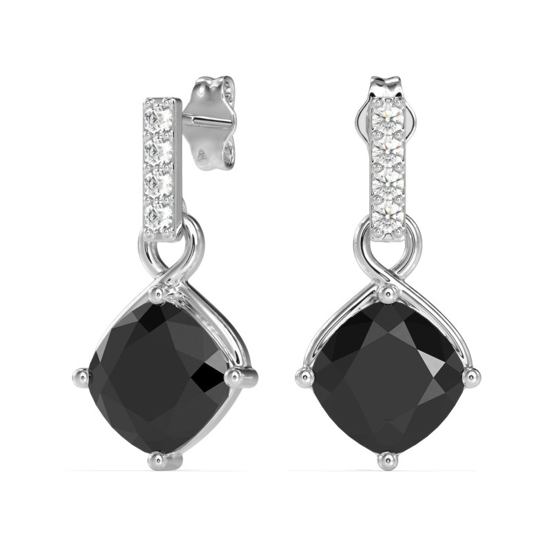 Classic Cushion Drop Earrings