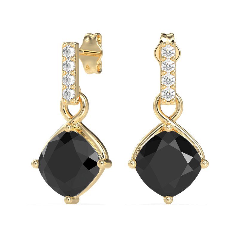 Classic Cushion Drop Earrings