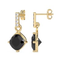 Classic Cushion Drop Earrings
