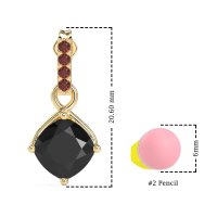 Classic Cushion Drop Earrings