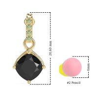 Classic Cushion Drop Earrings