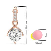 Classic Cushion Drop Earrings