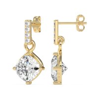 Classic Cushion Drop Earrings