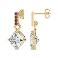 Classic Cushion Drop Earrings