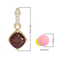 Classic Cushion Drop Earrings