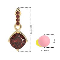 Classic Cushion Drop Earrings