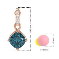 Classic Cushion Drop Earrings