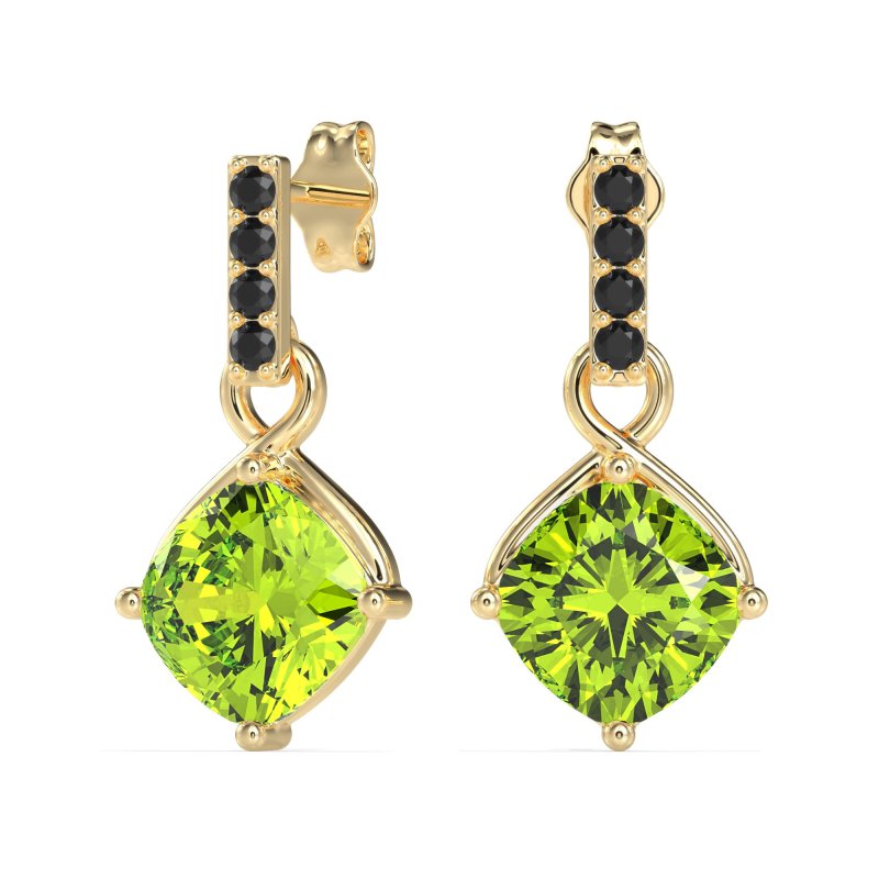 Classic Cushion Drop Earrings