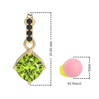 Classic Cushion Drop Earrings