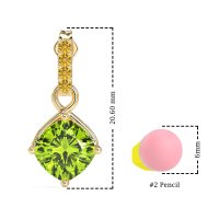 Classic Cushion Drop Earrings