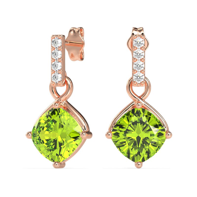 Classic Cushion Drop Earrings