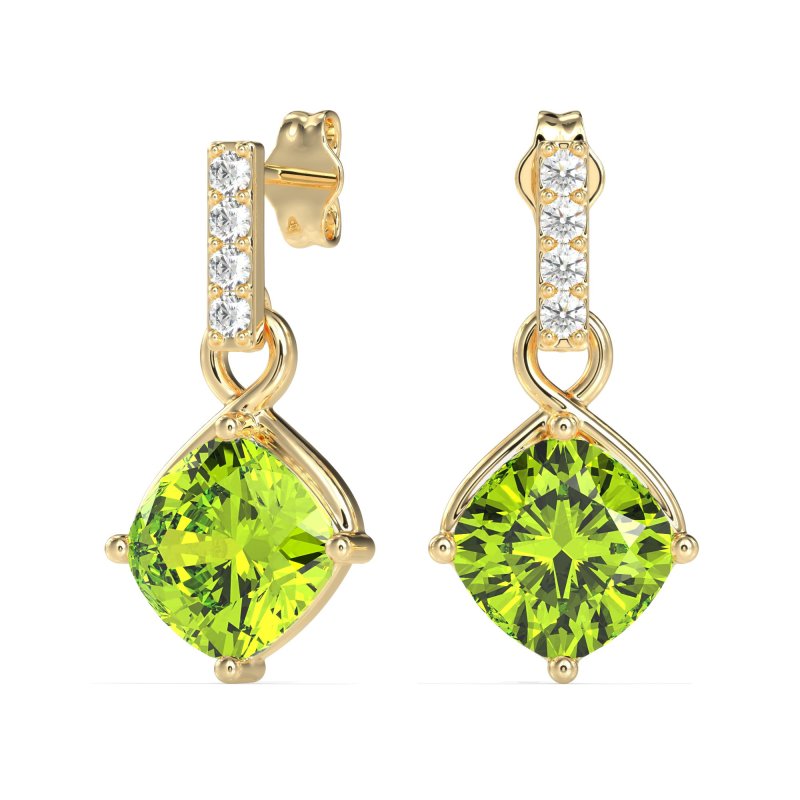 Classic Cushion Drop Earrings