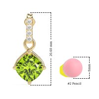Classic Cushion Drop Earrings