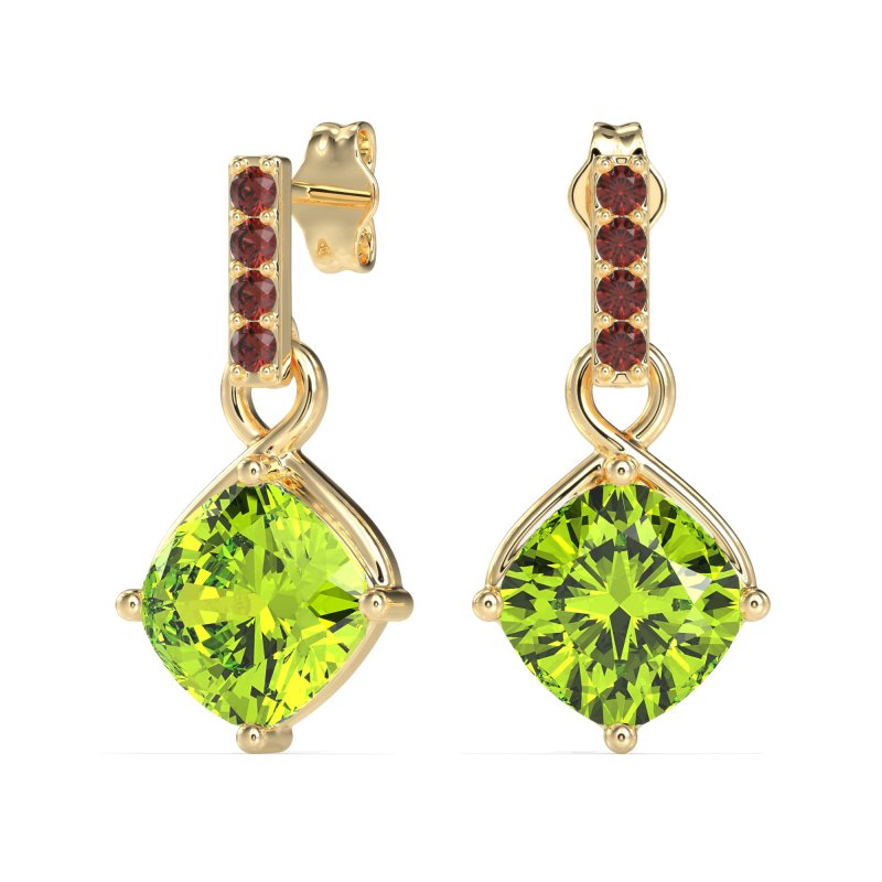 Classic Cushion Drop Earrings