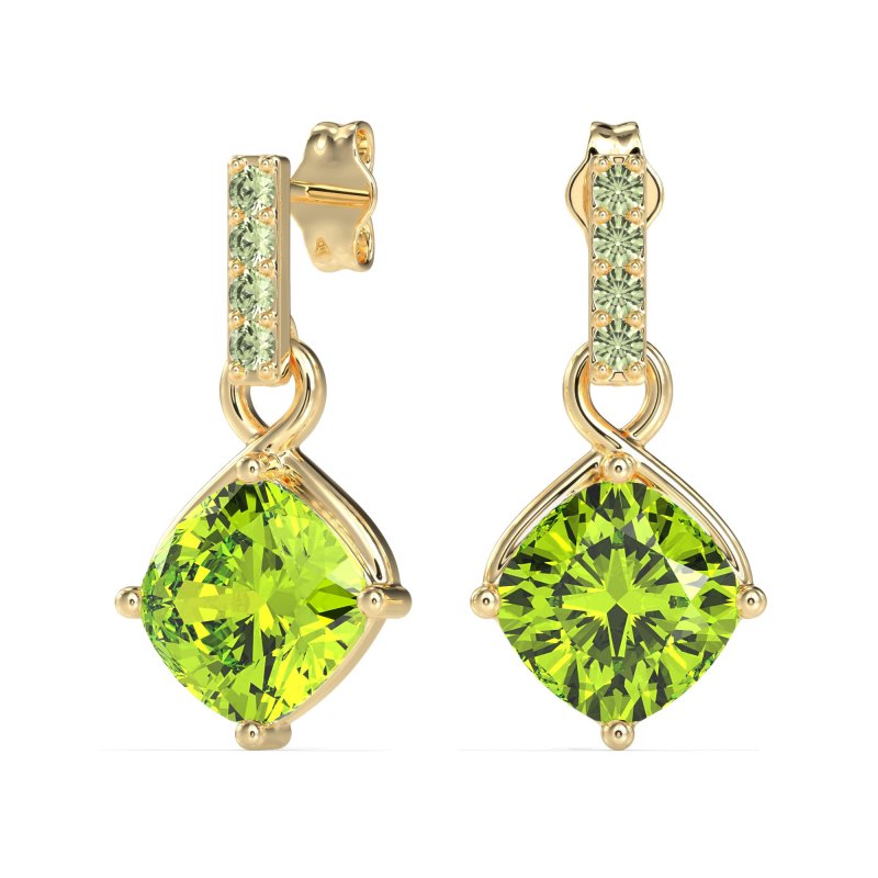 Classic Cushion Drop Earrings